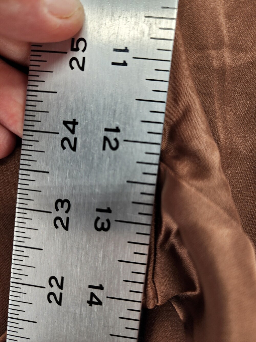 Bailey 44 Pants Womens 12 Brown Satin Cargo Ankle - Picture 8 of 9